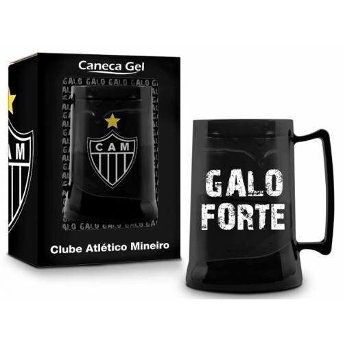 Caneca Gel Torcedor Atlético Mineiro Galo 300Ml Presente