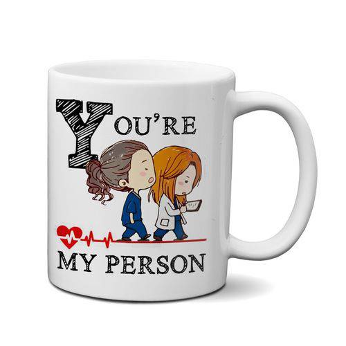 Caneca Grey's Anatomy - You're My Person