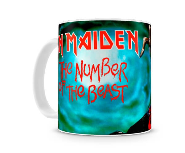 Caneca Iron Maiden The Number Of The Beast - Artgeek