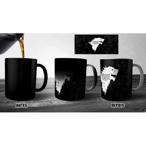 Caneca Mágica Game Of Thrones - Winter Is Coming