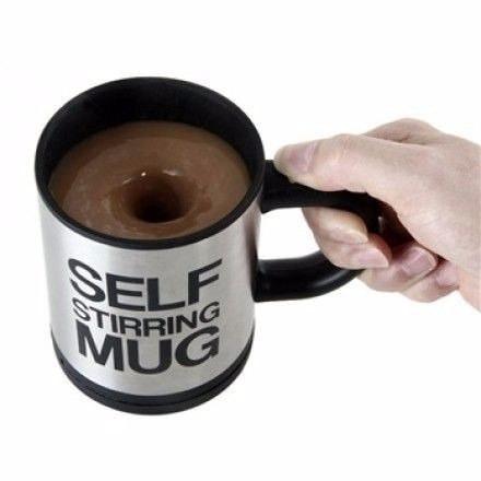 Caneca com Mexedor Automático - Self Stirring Mug - Self Mug