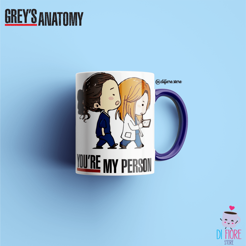 Caneca Personalizada Grey's Anatomy (Colorida)