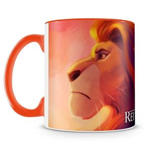 Caneca Personalizada o Rei Leão (Mod.3)
