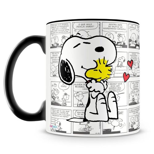 Caneca Personalizada Peanuts (Snoopy e Woodstock)