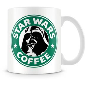 Tudo sobre 'Caneca Personalizada Porcelana Darth Vader Star Wars Coffee'