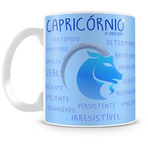 Caneca Personalizada Porcelana Signo de Capricórnio