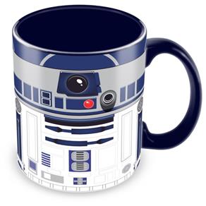 Tudo sobre 'Caneca Personalizada Porcelana Star Wars R2D2 (Azul Royal)'