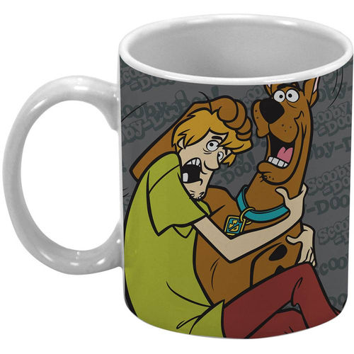Caneca Porcelana Scooby Doo e Salsicha