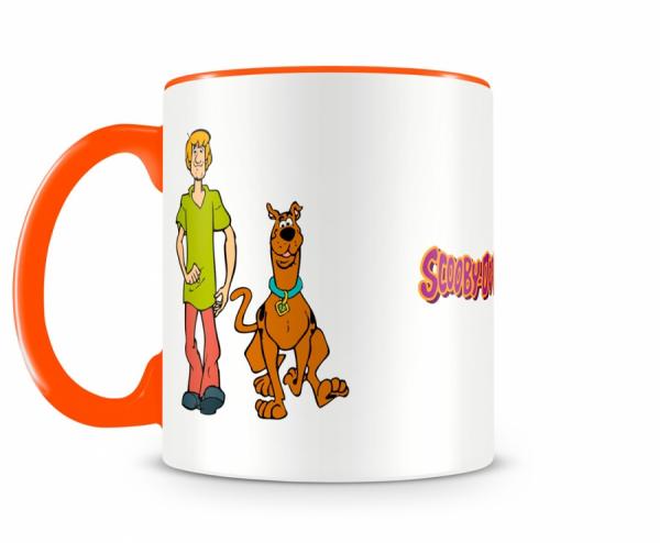 Caneca Scooby Doo e Salsicha II Laranja - Artgeek