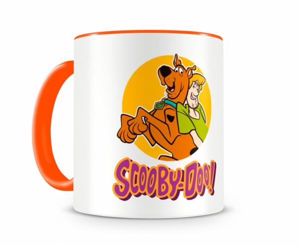 Caneca Scooby Doo e Salsicha Laranja - Artgeek