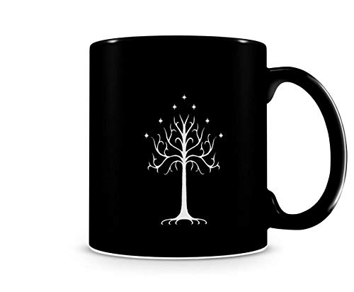 Caneca Senhor dos Anéis Árvore de Gondor Preta