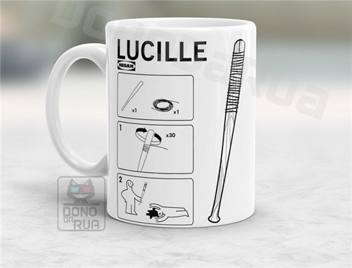 Caneca The Walking Dead - Tutorial Lucille