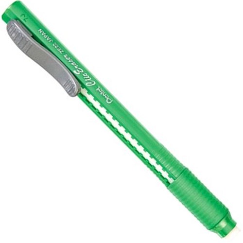 Caneta Borracha Clic Eraser Verde Pentel