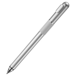 Caneta Capacitiva Para Ipad Pro Pencil Baseus 2 Em 1 Original Prata