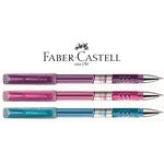 Caneta Esferográfica Xtreme Colors Faber Castell - Kit com 3 Cores (Azul Claro / Rosa / Roxo)