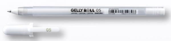 Caneta Gel Sakura Gelly Roll 0.5 Mm Branco XPGB05