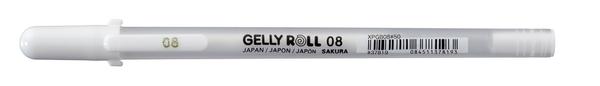 Caneta Gel Sakura Gelly Roll 0.8 Mm Branco XPGB50