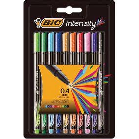 Caneta Hidrográfica Extra Fina Intensity Blister com 10 Unidades Bic