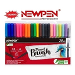 Caneta Pincel Brush Newpen - Kit Com 20 Unidades C/ Blender