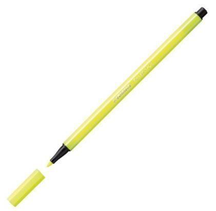 Caneta Stabilo Hidrográfica Amarelo Neon - Pen 68/024