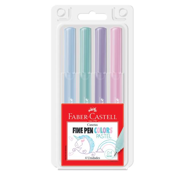 Canetas Fine Pen Colors Pastel Faber-Castell - Faber - Castell