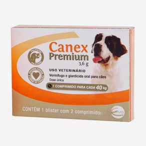 CANEX PREMIUM 3,6g 2 Comprimidos - 1 para Cada 40kg