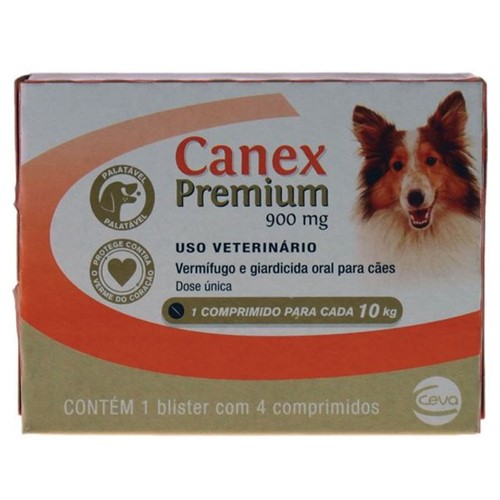 Canex Premium Cães Acima de 10 Kg 900 Mg