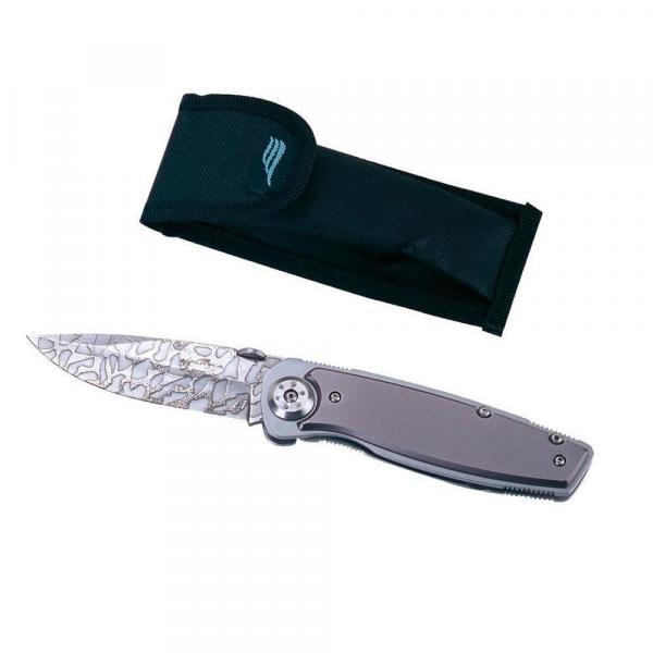 Canivete de Aço Inox com 1 Lâmina - POINTER - Nautika