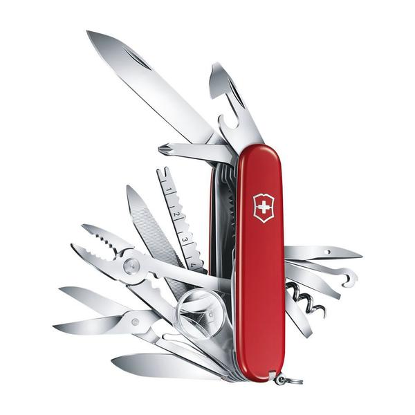 Canivete Inox Multifunção Swisschamp Vermelho 33 Funções - Victorinox