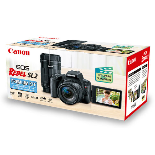 Canon Sl2 Premium 18-55mm + 55-250mm