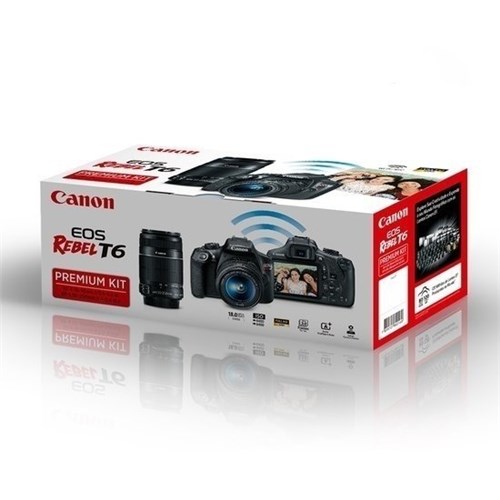Canon T6 Premium 18-55Mm + 55-250Mm