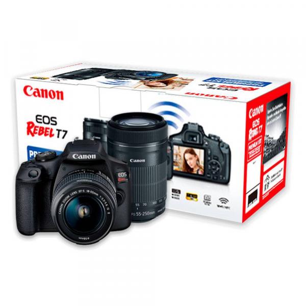 Canon T7 Premium 18-55mm + 55-250mm