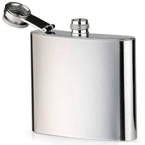 Cantil de Bolso Porta Bebidas Aço Inox 240ml