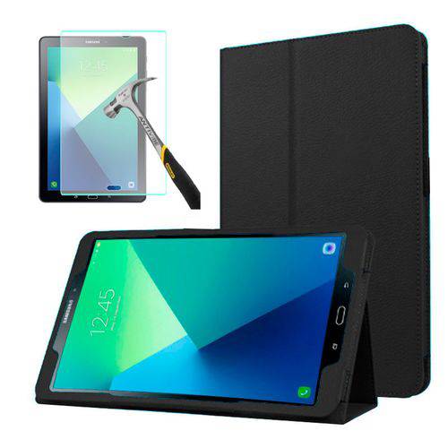 Capa Agenda Tablet Samsung Galaxy Tab a 10.1" Sm-P585 / P580 + Película de Vidro