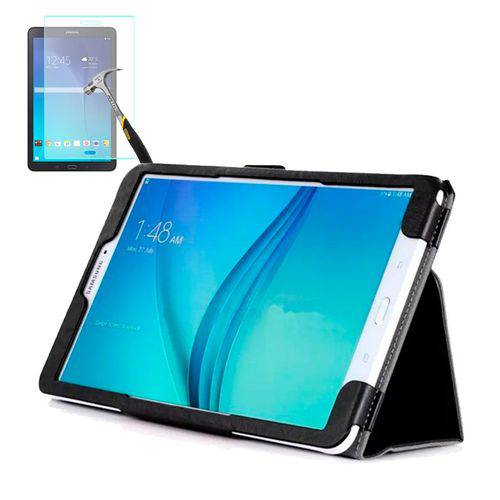 Capa Agenda Tablet Samsung Galaxy Tab e 9.6" Sm-t560 / T561 / P560 / P561 + Película de Vidro