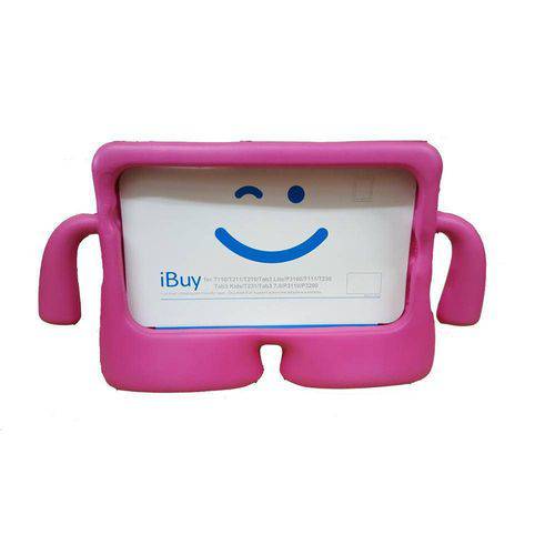 Capa Anti Choque Infantil para Tablet TAB7 Samsung 7 Rosa