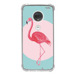 Capa Anti-impacto Personalizada Para Moto G7 - Flamingo - Husky