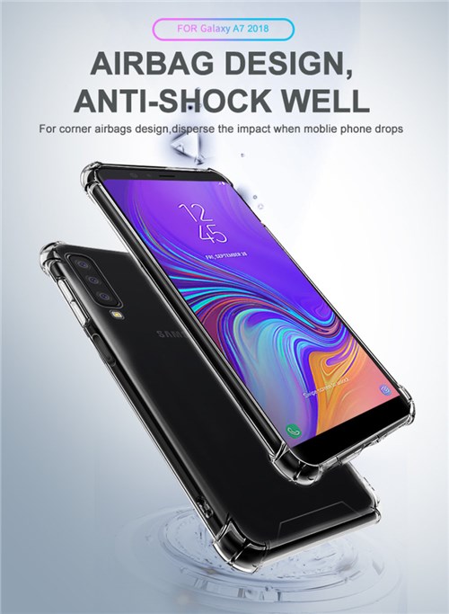 Capa Anti Shock Samsung Galaxy A7 2018 + Pelicula de Vidro