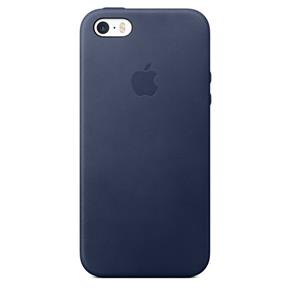 Tudo sobre 'Capa Apple em Couro para IPhone SE / 5s / 5, Azul Meia-noite - MMHG2BZ/A'