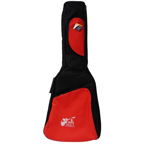 Tudo sobre 'Capa Bag Para Violão Clássico Extra Luxo Acolchoada Preta / Vermelho'