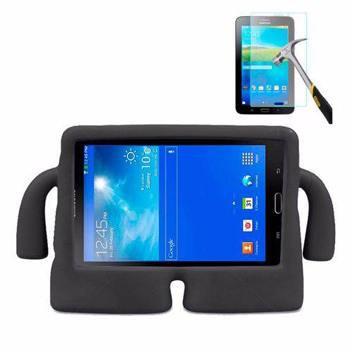 Capa Boneco Iguy Infantil Tablet Samsung Galaxy Tab3 7 T113 T116 T110 + Película de Vidro