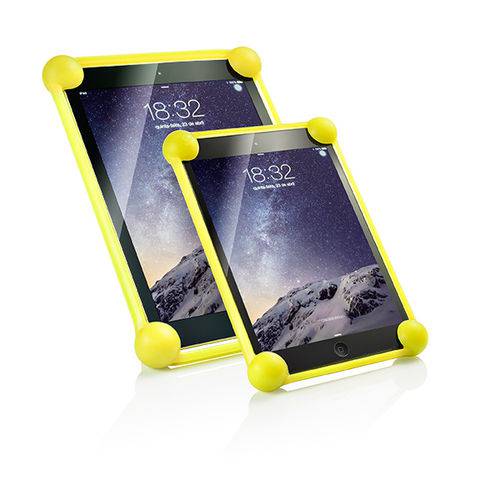 Tudo sobre 'Capa Bumper 360 Banba Tablet 6 a 8 " Amarelo - Universal'