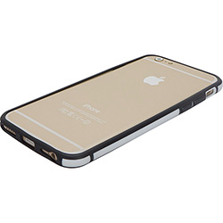 Capa Bumper para IPhone 6 com Película Preto e Branco - Yogo