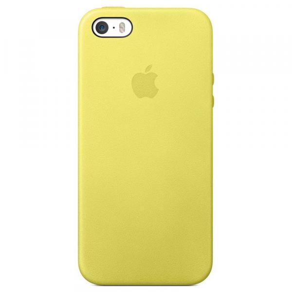 Capa Capinha Case Aveludada Silicone Iphone 5 5s se Amarelo