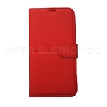 Capa Carteira Flip Cover Samsung A60 M40 Vermelha
