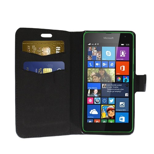 Tudo sobre 'Capa Carteira Para Nokia Lumia 535'