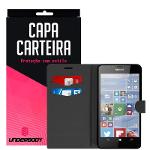 Capa Carteira Preta para Microsoft Lumia 950 - Underbody