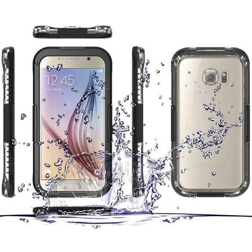 Capa Case à Prova D´água Super Gadgets P/ Galaxy S6 e Galaxy S6 Edge - Preta