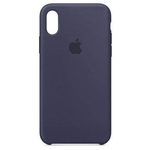 Capa Case Apple Silicone para iPhone X Xs - Azul Marinho