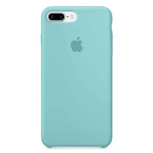 Capa para IPhone 7/8 Plus em Silicone Azul Bebe - M3 Imports